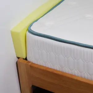 Bed Gap Filler, High Density Foam Mattress Extender for Headboard/Wall Gaps,2-Meter Long Cut-to-Fit Yellow Foam Sponge Strip (78''x4''x2'')