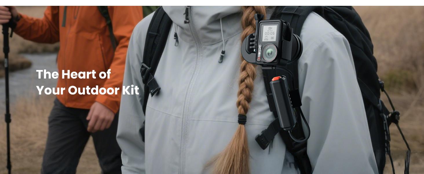 KIWI design P5000 Compact Power Bank, 2 Pack 5000mah Battery Pack Compatible with Meta Quest 3/3S/2/Pro Accessories , 20W Fast Charing, Swap for Infinite Power, Suitable for Sport Camera and All Type-C Devices