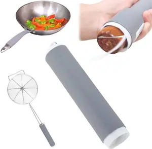 Suitable for all handles Pot Handle Heat Insulation Silicon Cover, Cast Iron Handle Cover Silicone Hot Skillet Handle Holder and Pot Holders Cover Sleeve Pot Silicone Anti-Scald Handle (S)