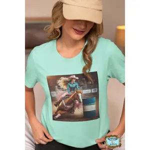 Turn N Burn Barrel Racer T Shirts