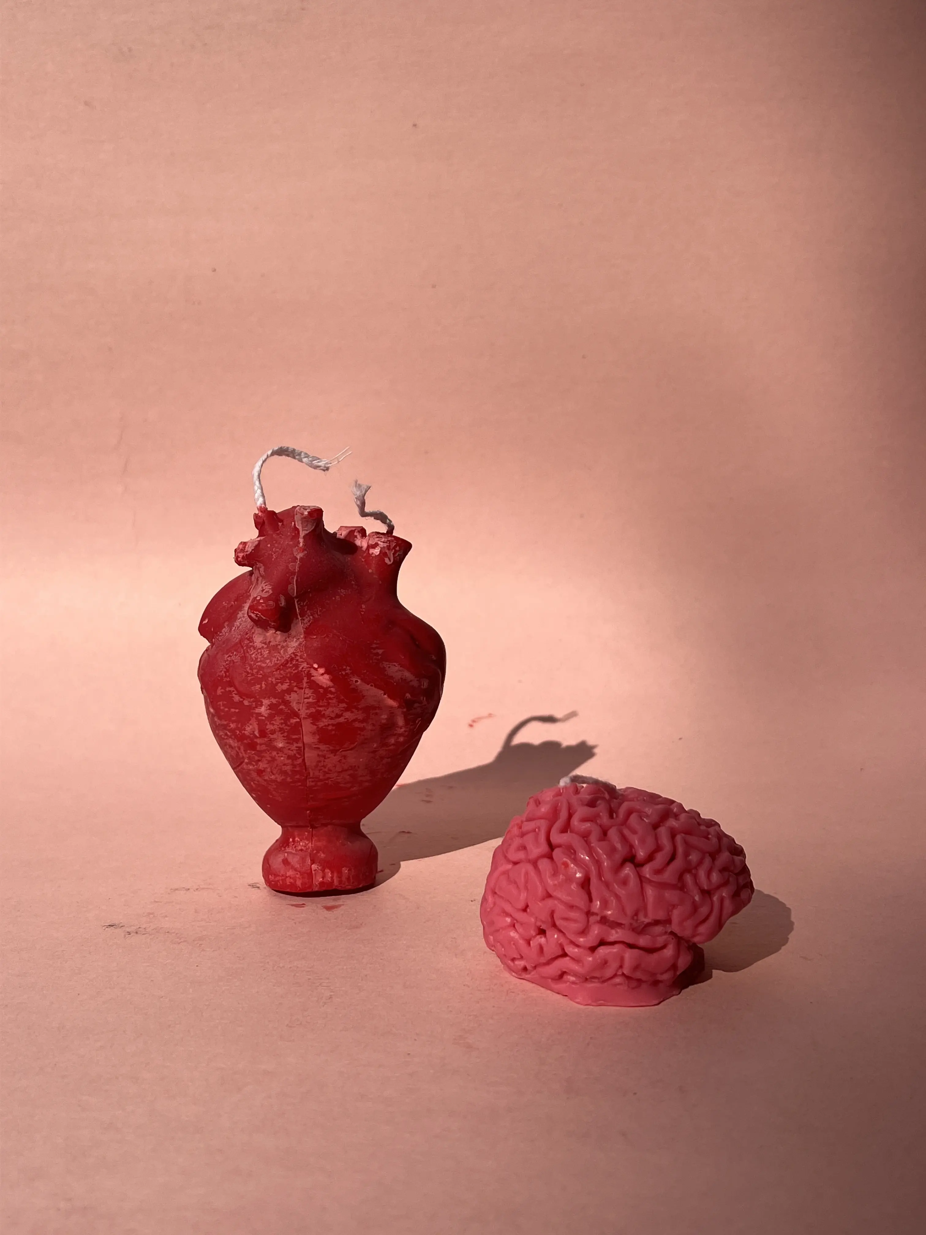 Heart and Brain Candles Set