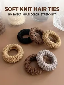 10pcs Hair Ties, High Elasticity Durable Elastics, Colorful Rope Headbands, Gentle on Hair, Perfect for Styling, Comfortable and Non-Irritating, Scrunchie, Elastic Hair Accessory, Hair Bun Accessories