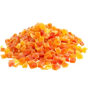 Anna and Sarah Dried Diced Papaya, Low Sugar Tropical Fruit Snack, 2 lb Resealable Reseal Bag, Naturally Sweet Dried Fruit for Snacking