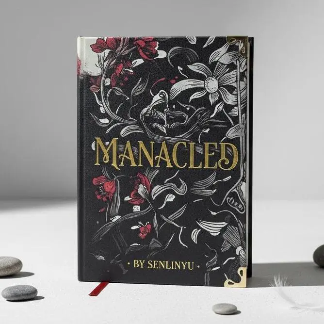 Manacled Book - Deluxe Single-Volume Edition with Illustrations - Complete Series, Black Hardcover, Exclusive Poster Gift Set & Bookmark Included