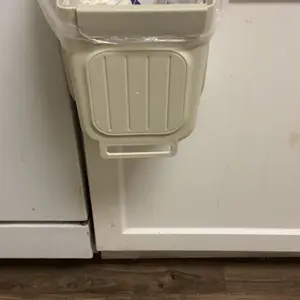 2026 Minimal Bits New Clean Plan, Foldable Hanging Trash Can for Kitchen &Home - Space Saving Waste Bin for Cabinets, Pantry, and Countertops, Grey and Milk White Convenient Compact Gift for Family, Clean Plan, New Year gift