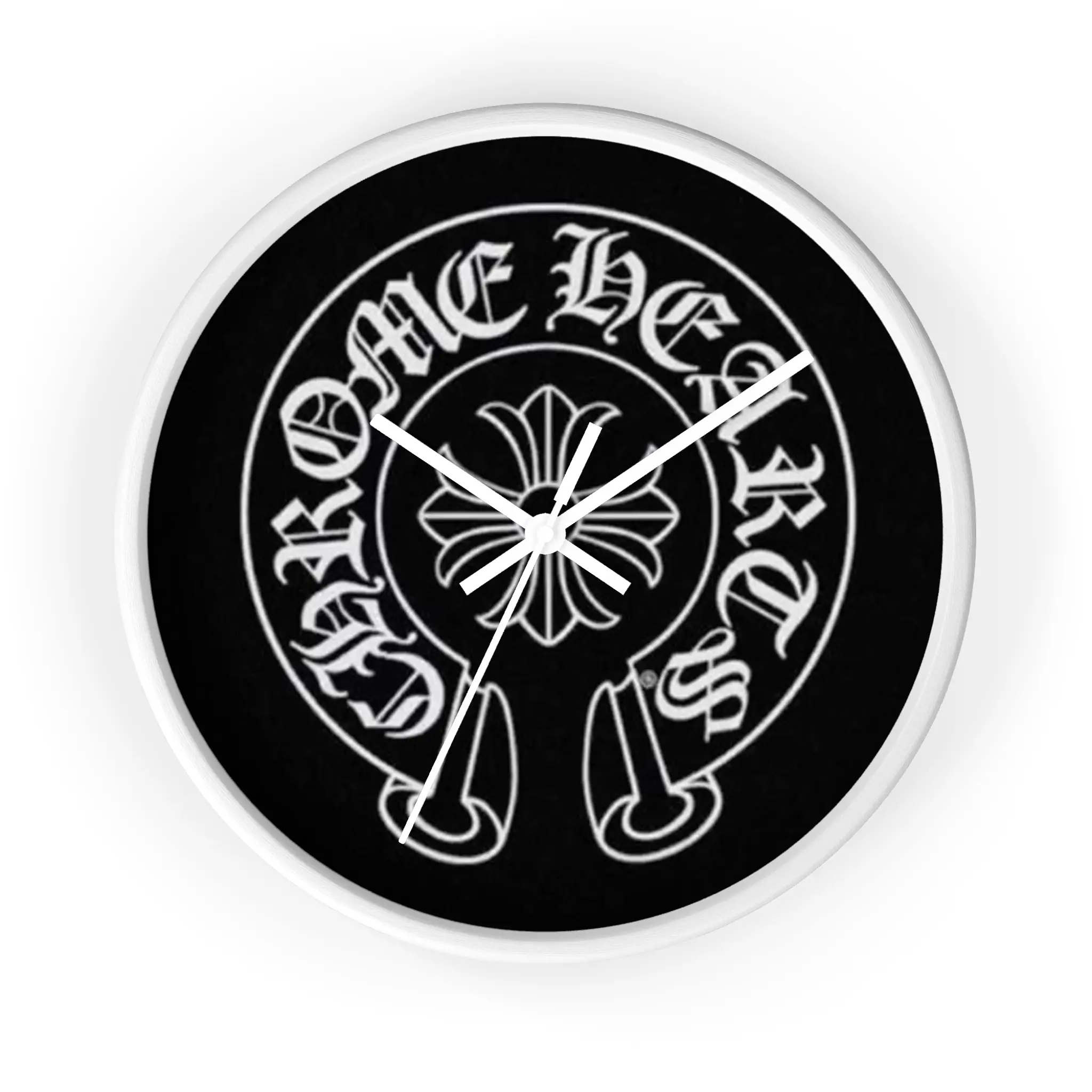 Chrome Hearts Inspired Wall Clock - Modern Home Decor