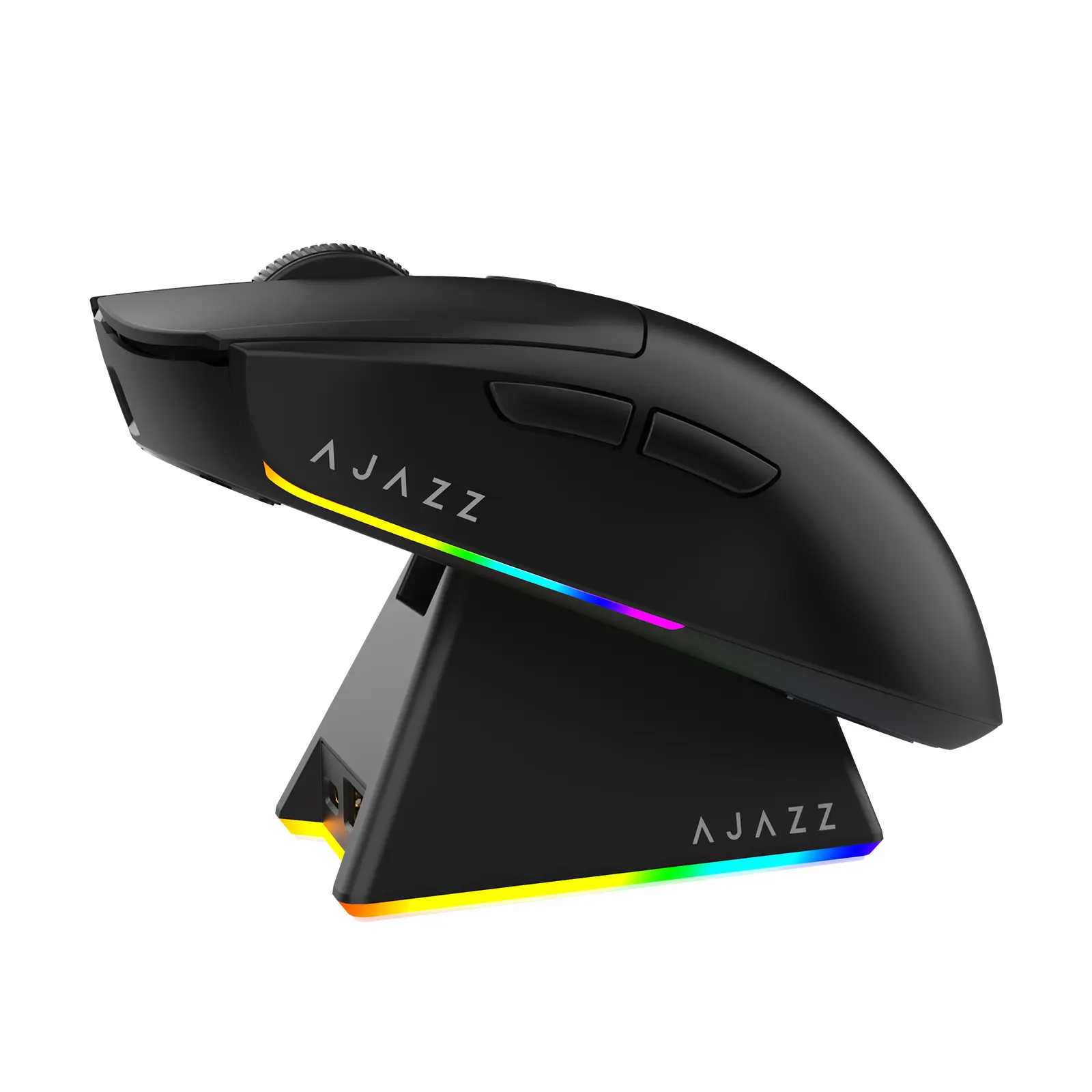AJAZZ AJ139 V2 MC Wireless Gaming Mouse, Magnetic charging dock,Rechargeable Battery-Powered PC Accessory with PAW3311 Sensor, 1000Hz Return Rate, 500mAh, for gaming /office