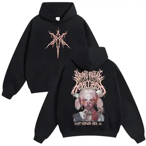 Unisex BMTH Limited Edition Retro Classic For Autumn AndWinterPure Cotton Sweatshirt Warm AndComfortableRegular Fit For Dailywear Hoodie