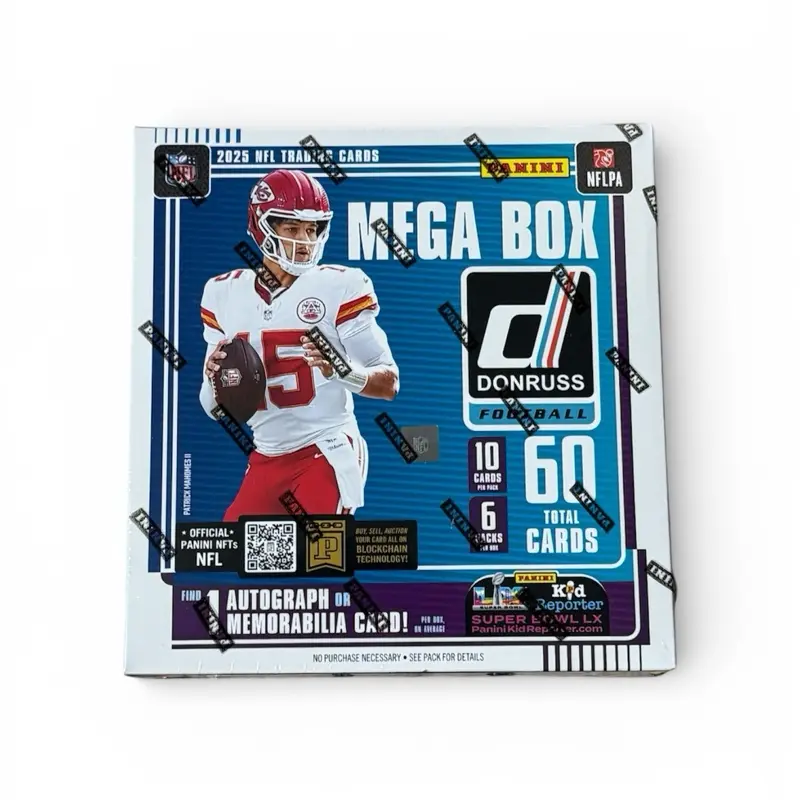 Panini NFL Pick Your Division Card Break #1 - (1x) 2025 Don Russ Mega Box- Downtown Chase, Card Pack, Sports Card Box