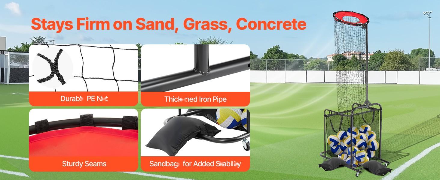 Volleyball Setter Training Equipment With Adjustable Net Height And Angle For Indoor And Outdoor Practice, Durable Portable Training Aid To Improve Setting Accuracy, Ball Handling And Quickness