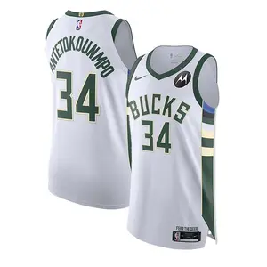 Nike 2022 Association Edition Giannis Antetokounmpo Milwaukee Bucks Authentic Jersey