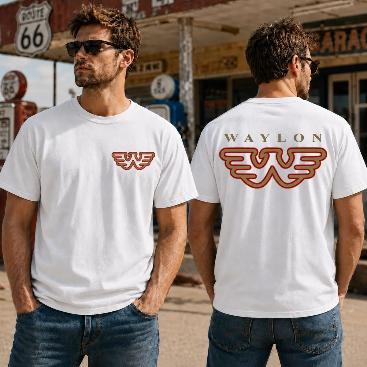 Waylon Jennings Logo Comfort Colors Shirt, Outdoor Casual Streetwear Style For Men And Women (Unisex Fit), Classic Outlaw Country Fan Pullover Shirt, Unisex Casual Graphic T Shirts, Vintage Music Style, Graphic Tee For Adults
