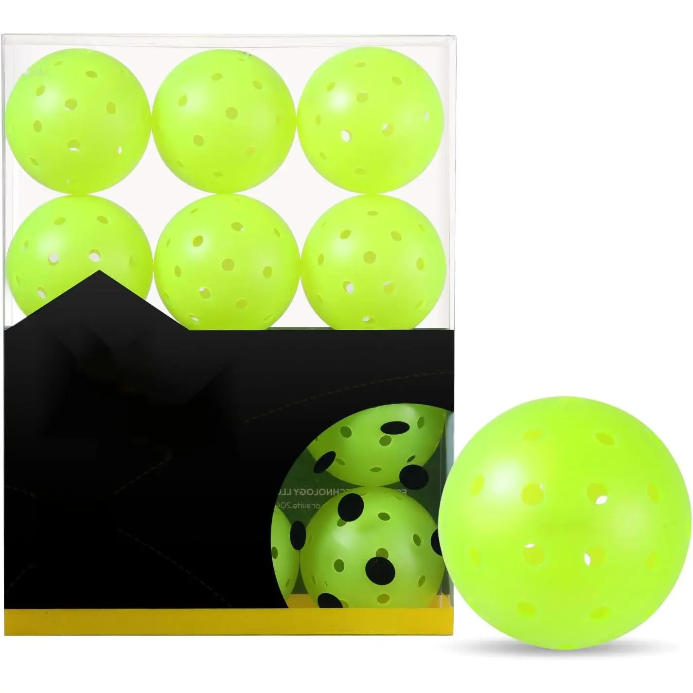 S40 Outdoor Pickleball Balls- USA Pickleball Approved for Tournament Play, 3/6/12/50-Pack, Neon Green/Fuchsia/Tangerine