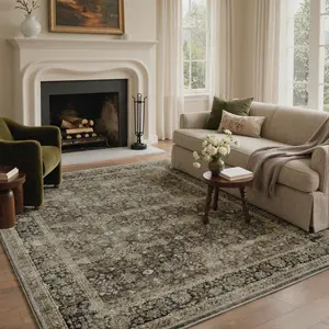 【Summervibes】GENIMO Soft Area Rug – Pet Friendly, Non-Slip, Machine Washable Floor Rug, Perfect Home Carpet for Living Room, Bedroom, Kitchen, Hallway, Stylish Interior Decor ,ARP046-MUSHROOM