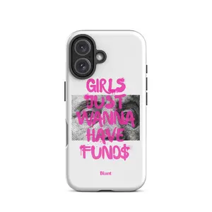 Fund$ White iPhone Case Fund$ White iPhone Case