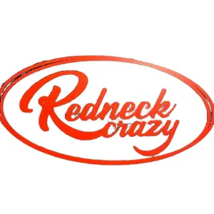 Redneck Crazy truck or car decal in weatherproof vinyl available in many colors