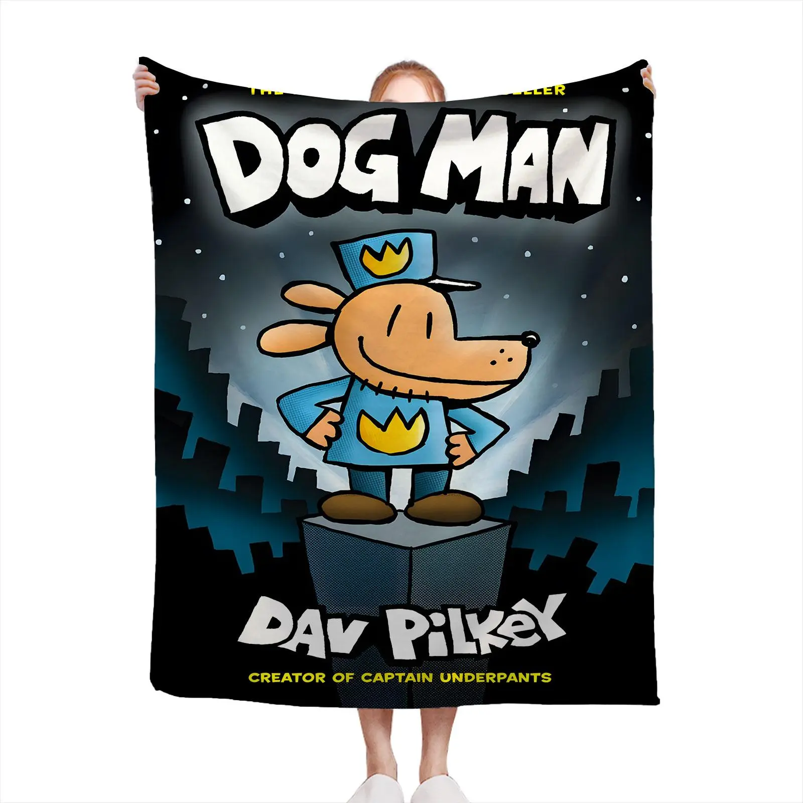 Dog Man Flannel Throw Blanket An Ideal Choice For Pets And The Whole Family; Lightweight Yet Warm. Made From Microfiber Flannel, It Is Perfect For Sofa Naps, Movie Nights, And Outdoor Camping, And Also Makes A Great Gift.