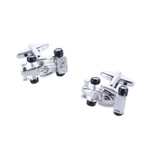 Trafalgar Finish Line Racecar Novelty Cufflinks (1 Pair), Cufflinks