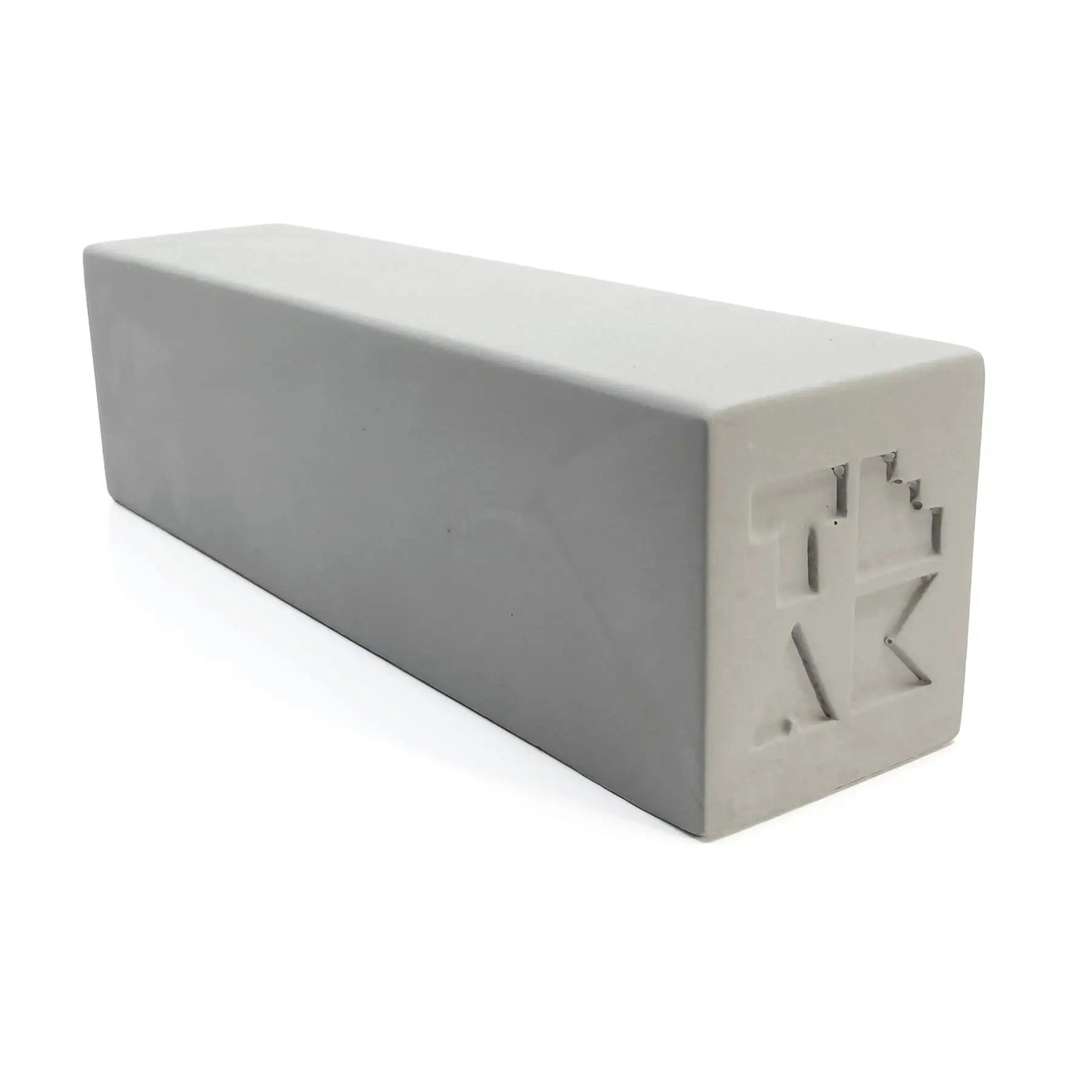 Monument Series Concrete Straight "Bread" Loaf Obstacle - 7" Long, 2" Tall - "Sterling Gray" Colorway