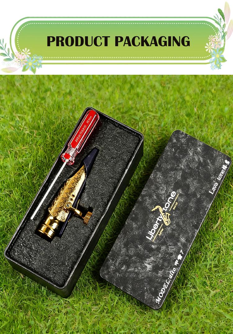 A Metal Mouthpiece for Jazz Alto Saxophone That Offers a And Vibrant Sound, And Excellent Control. It Features an Enhanced Tone Quality, a Beautifully Crafted Design,  Prolonged Usage or Replacement for Professional Player or Music Enthusiast drums Strap