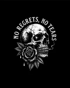 NO TEARS DECAL
