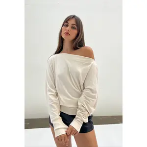Off-Shoulder Jersey Top