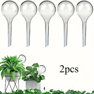 2pcs, Automatic Self-Watering Globes for Plants, Automatic Watering Devices, Time-Saving Irrigation System for Indoor Outdoor Flowers and Plant Care