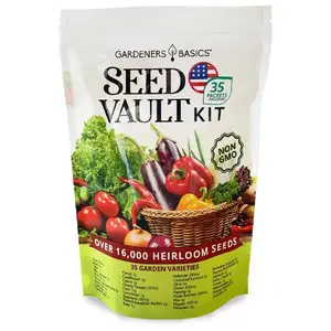 35 Variety Pack Vegetable Seed Vault Kit