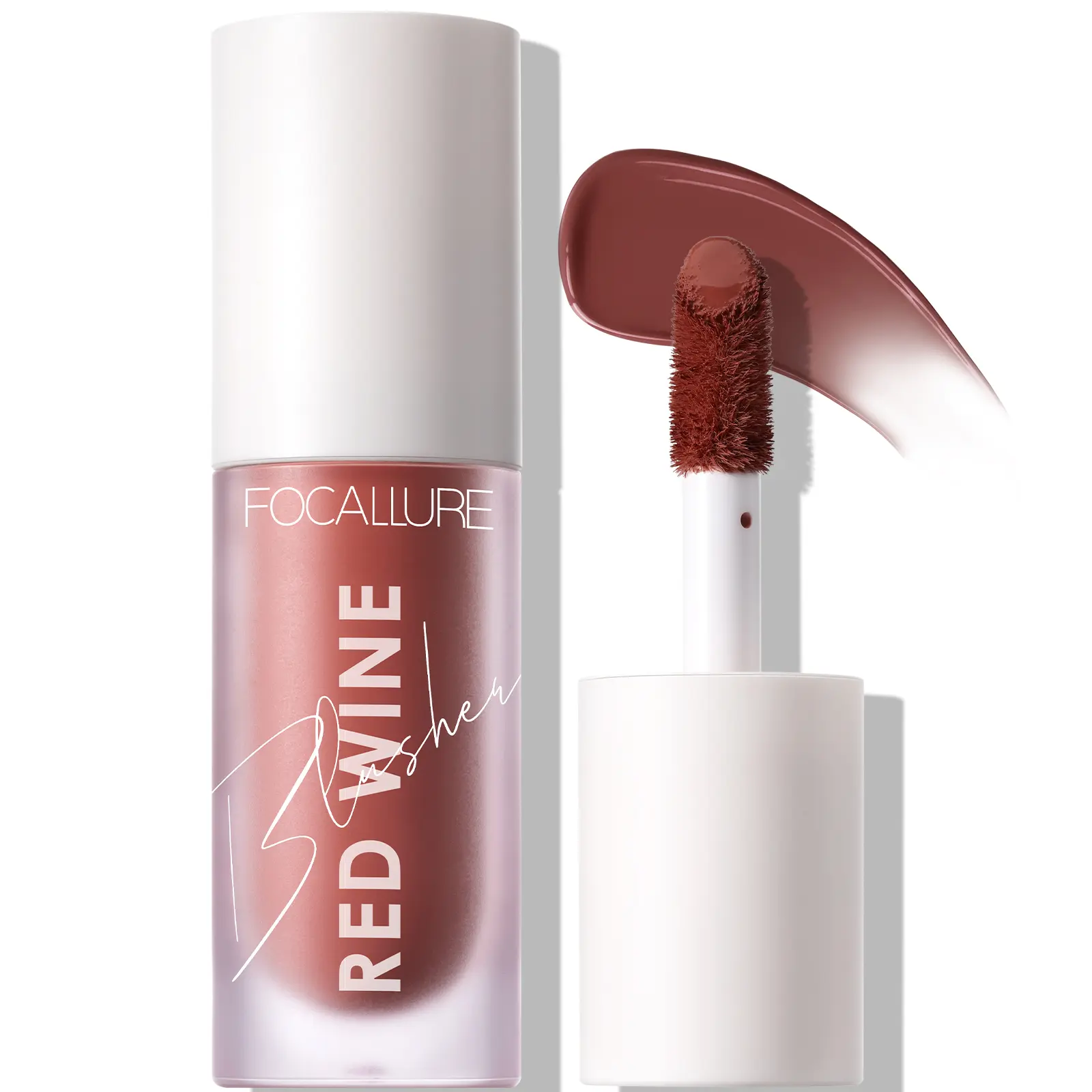 FOCALLURE Liquid Blush, Long-Lasting & 3-in-1 Multi-Use, Silky Lightweight Natural Flush for All Skin Tones