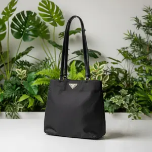 Pre-owned PRADA Nylon Shoulder Bags Tessuto Vertical Small Tote