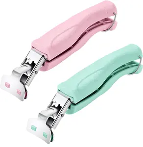 Stainless Steel Anti-Scalding Hot Bowl Dish Plate Gripper Clips Tongs Clamp Holder for Moving Hot Plate or Bowls with Food Out from Instant Pot Microwave Oven (2, Green,Pink) SPTECH