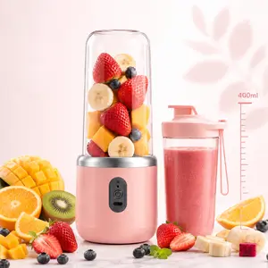 Ultimate Portable Blender! USB Rechargeable & Compact for Smoothies On-The-Go - Perfect Travel, Back To School & Gym! Leak Proof Design, Makes Shakes & Baby Food in Seconds cup juicer rechargeable mini blender vegetable