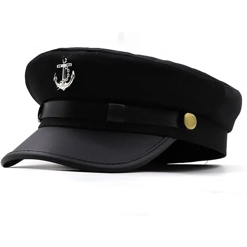 Newsboy Cap for Women Casual Beret Hat Military Sailor Captain Vintage Painter Fiddler Ivy Peaked Flat