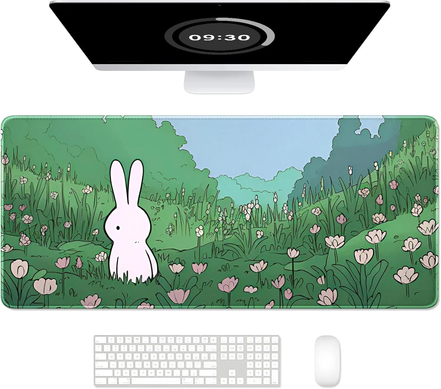 63 Anime Bunny Green Grass