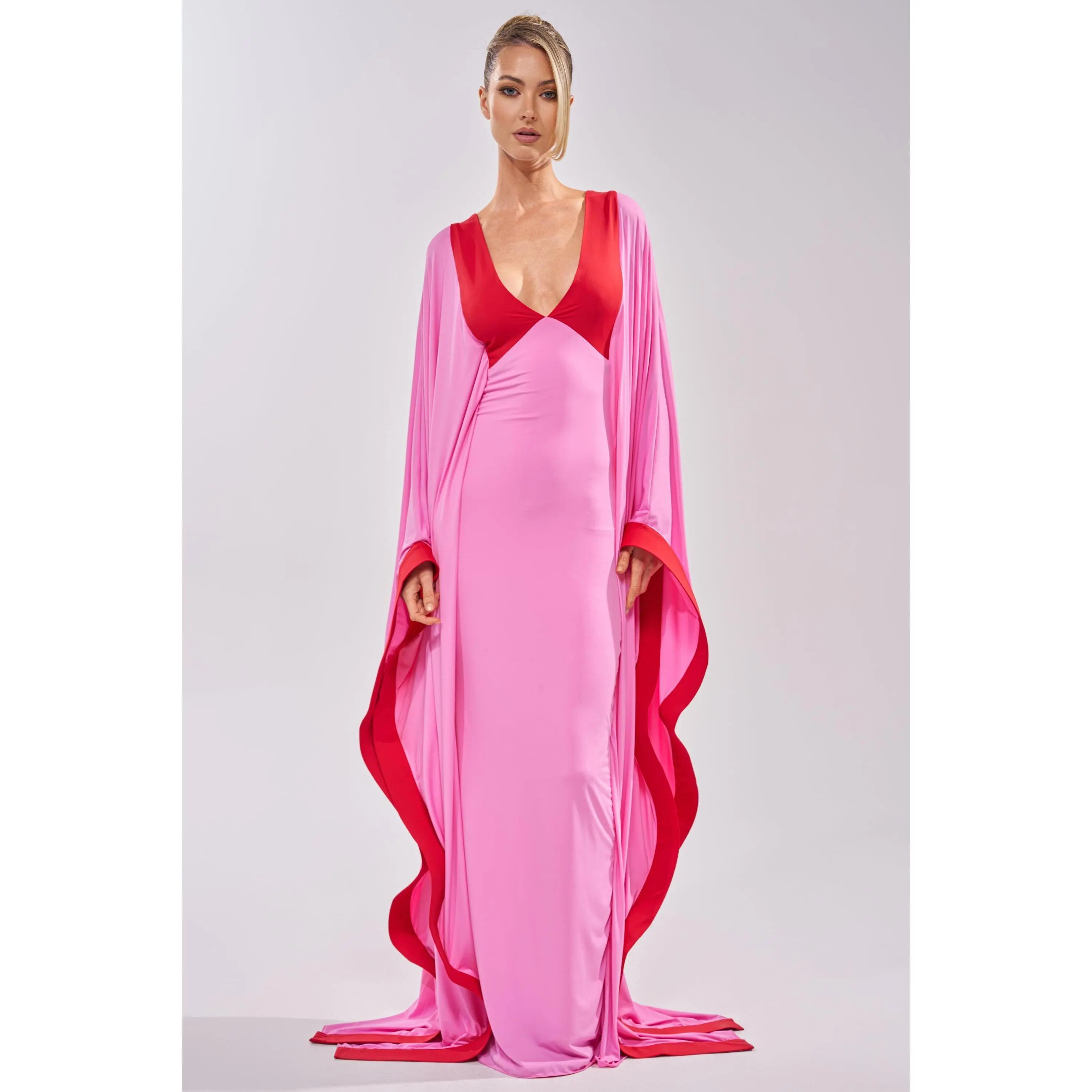 GUEST OF HONOR MAXI DRESS IN PINK