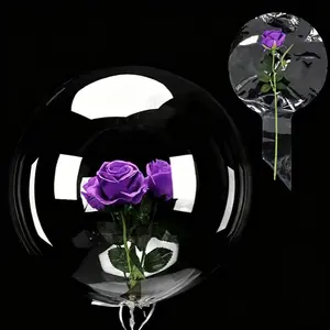 5pcs/10pcs Transparent Balloons, High Transparency PVC Material, Durable, Fill with Items, Perfect for Parties, Weddings, Festivals, Events