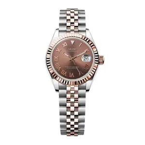 KenaTempo Datejust-style – Chocolate Roman Dial | NH35 Automatic