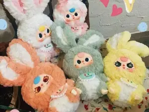 BB3-【POMOTION】If there is no link to use,  can use this link instead .blind box  Bunny Plush Dolls，Soft Furry Collectibles，Stuffed Animal