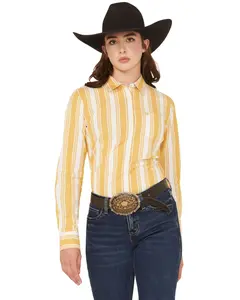 Ariat Women's Women'S Kirby Striped Print Long Sleeve Button-Down Stretch - 10055271