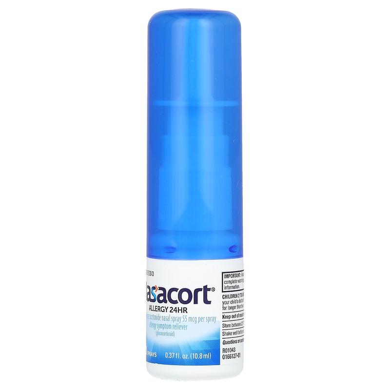 Nasacort Multi-Symptom Allergy 24 HR,  Alcohol Free, Scent-Free, 55 mcg, 60 Sprays , 0.37 fl oz (10.8 ml)