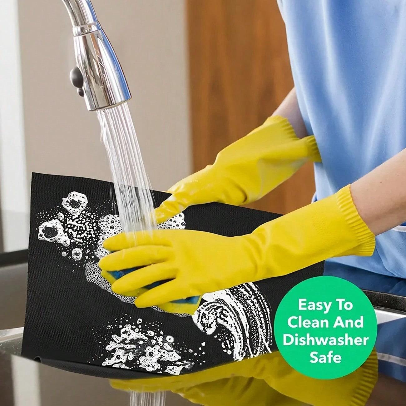 TAIMASI 2pcs, Oven Mat, Non Stick Oven Liners For Bottom Of Electric Oven, Thick Heavy Duty Oven Liners For Bottom Of Oven, Reusable Oven Mat, Oven Liner For Electric Gas Grill, Party Favors, BBQ Accessories Vacation Essential