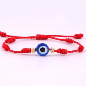 Evil Eye Double Protection Red String Handmade Bracelet for Men and Women - Good Luck