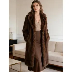 VVZ Two Toned Faux Fur Trench Coat - Elegant Stylish Design with Modern Look & Faux Fur Material for Versatile Wear