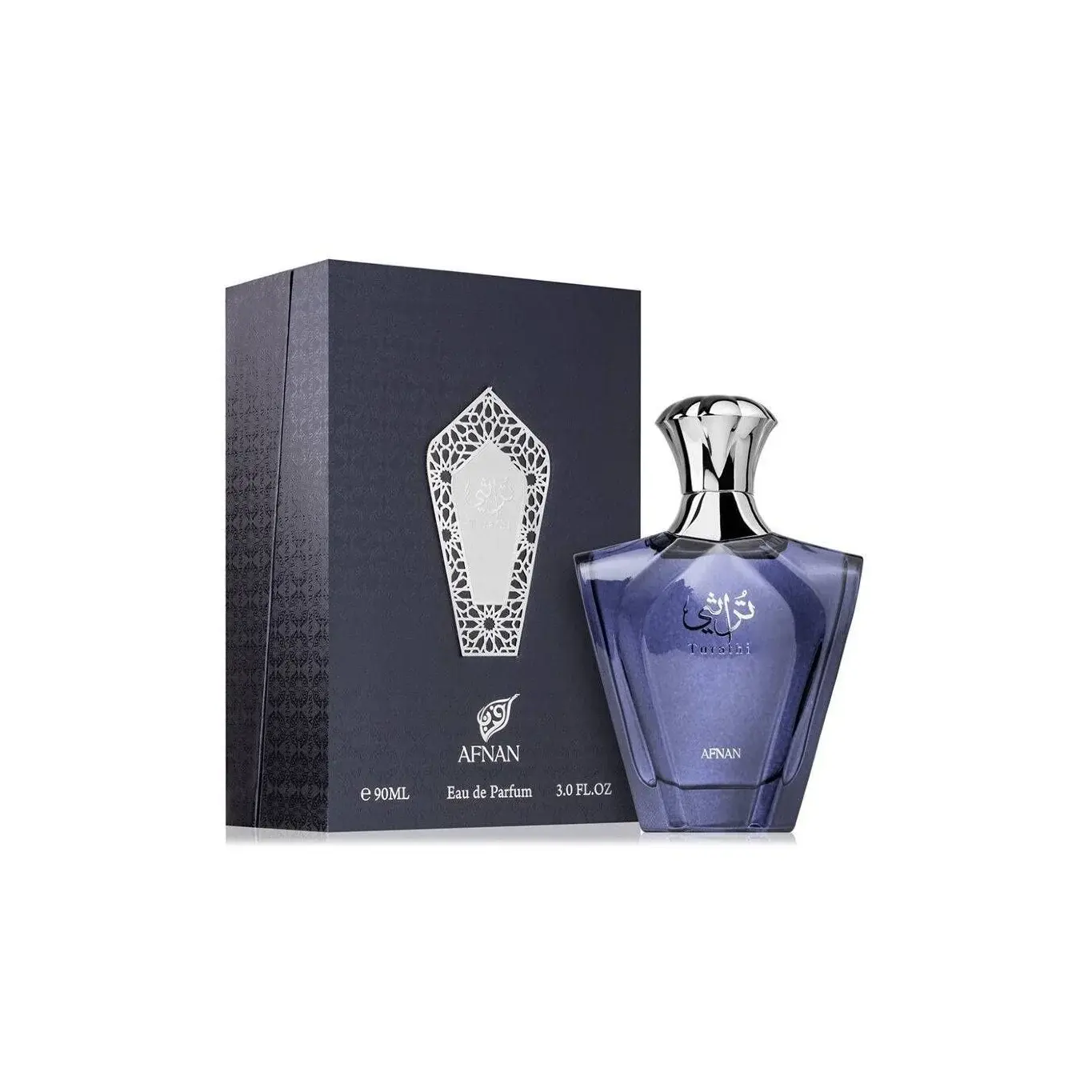 Afnan | Turathi | Men's Fragrance | 100 ML 3.4 OZ | Eau De Parfum | Amber - Citrus & Woody