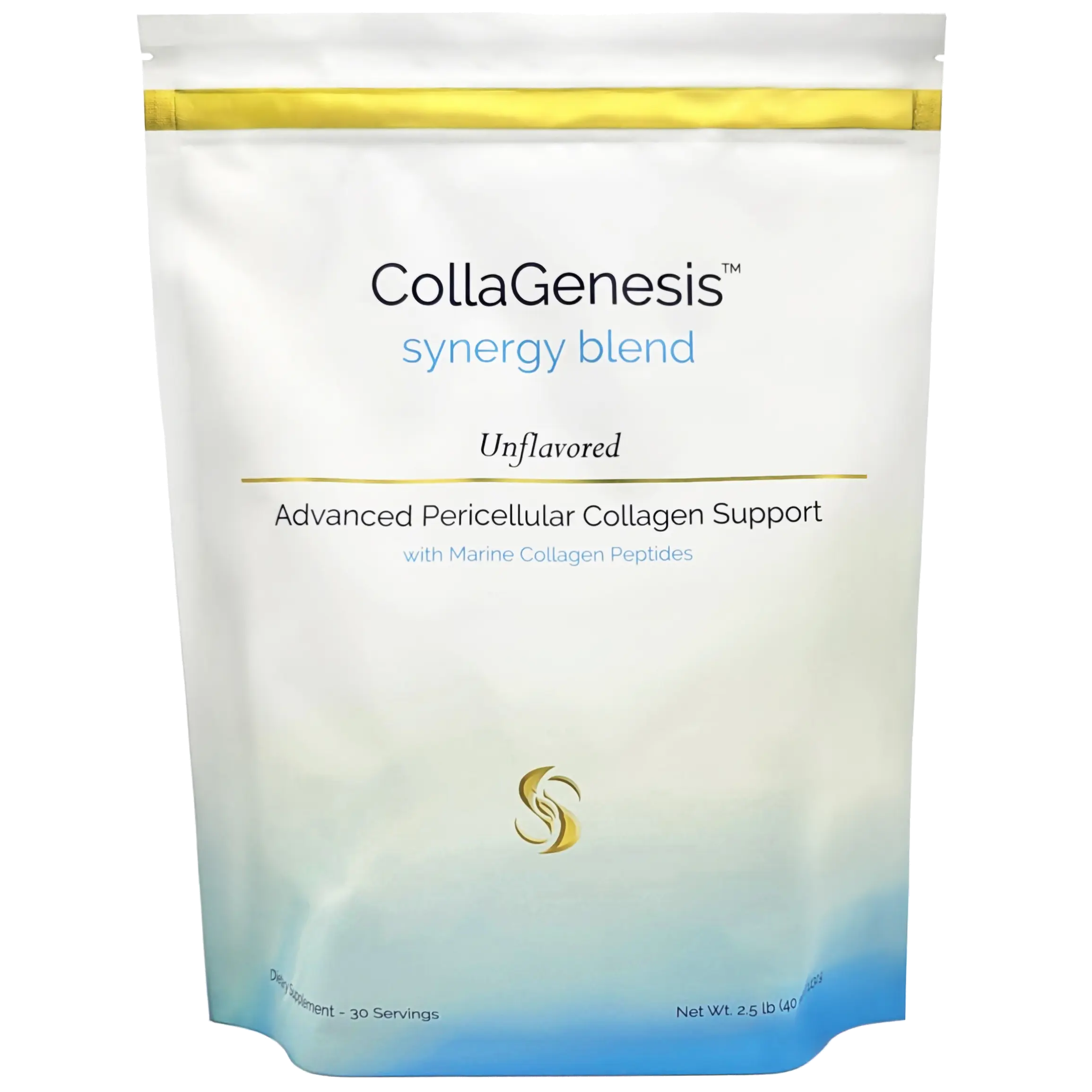 CollaGenesis – Advanced Collagen Support Whole-Body System – Synergy Blend with Hydrolyzed Marine Collagen Peptides, 25g Protein, MSM & Hyaluronic Acid, Complete Amino Acid Profile, 18 Vitamins & Minerals, Silica, Antioxidants – Unflavored – Large 2.5 lbs