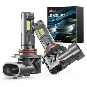Nilight 9005/HB3 High Lumen LED Headlight Bulbs, E4S Series, 80W 20000LM 6500K, IP67 Waterproof, 2-Pack Automotive Lamp | Father's Day Gift, High Lumen Headlight