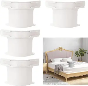 Bed Sheet Corner Holders Set of 4, Transparent Non-Slip Fasteners with Easy Installation, Sheet Securing Clips(4 pack)