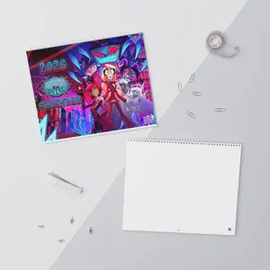 2026 Hazbin Hotel Calendar Gifts for Her or Him