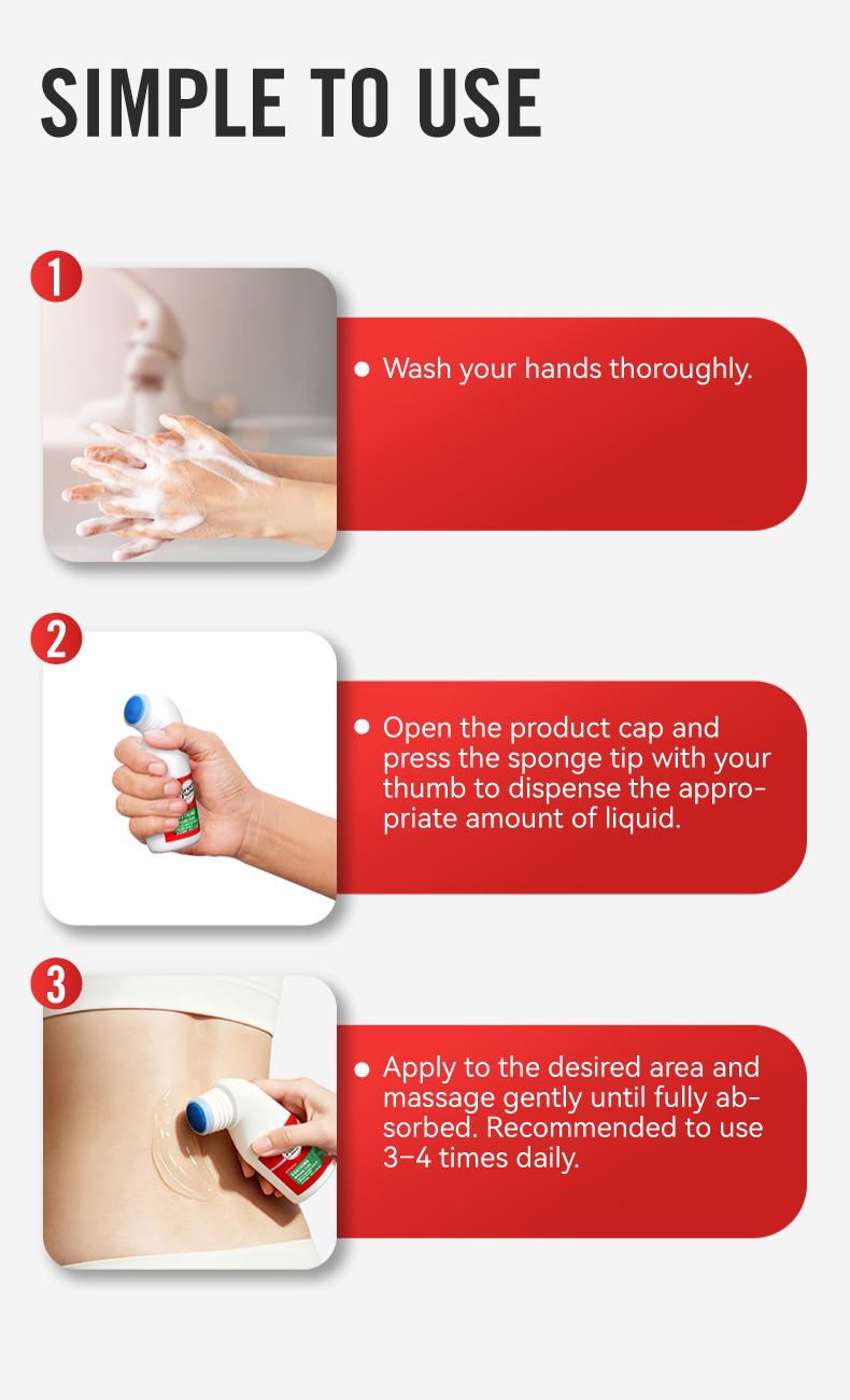 Green bud 5 Soothing Massang Fluid  Contains natural herbal extracts