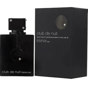 Armaf Club de Nuit Intense Men EDT 3.6 Fl Oz Floral Fragrance with Bergamot Jasmine & Cologne Scented Perfume Musk Amber Spicy Rose Woody Notes Lemon Aroma